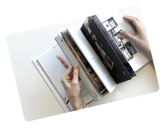 Editorial design process