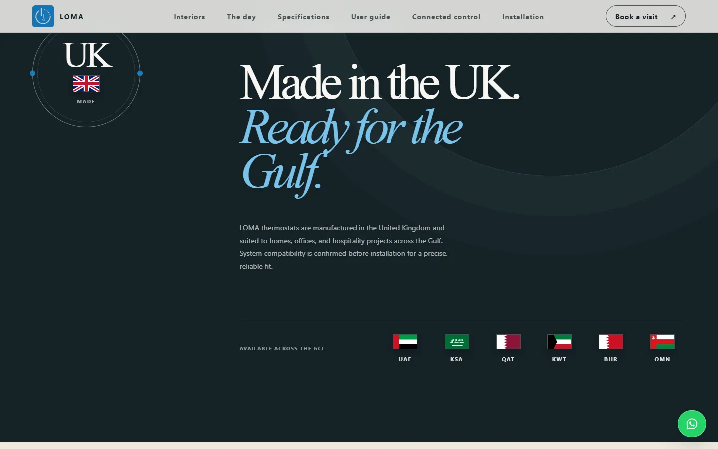 Made in the UK, ready for the Gulf - LOMA availability across the GCC