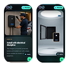 UI UX mobile mockup